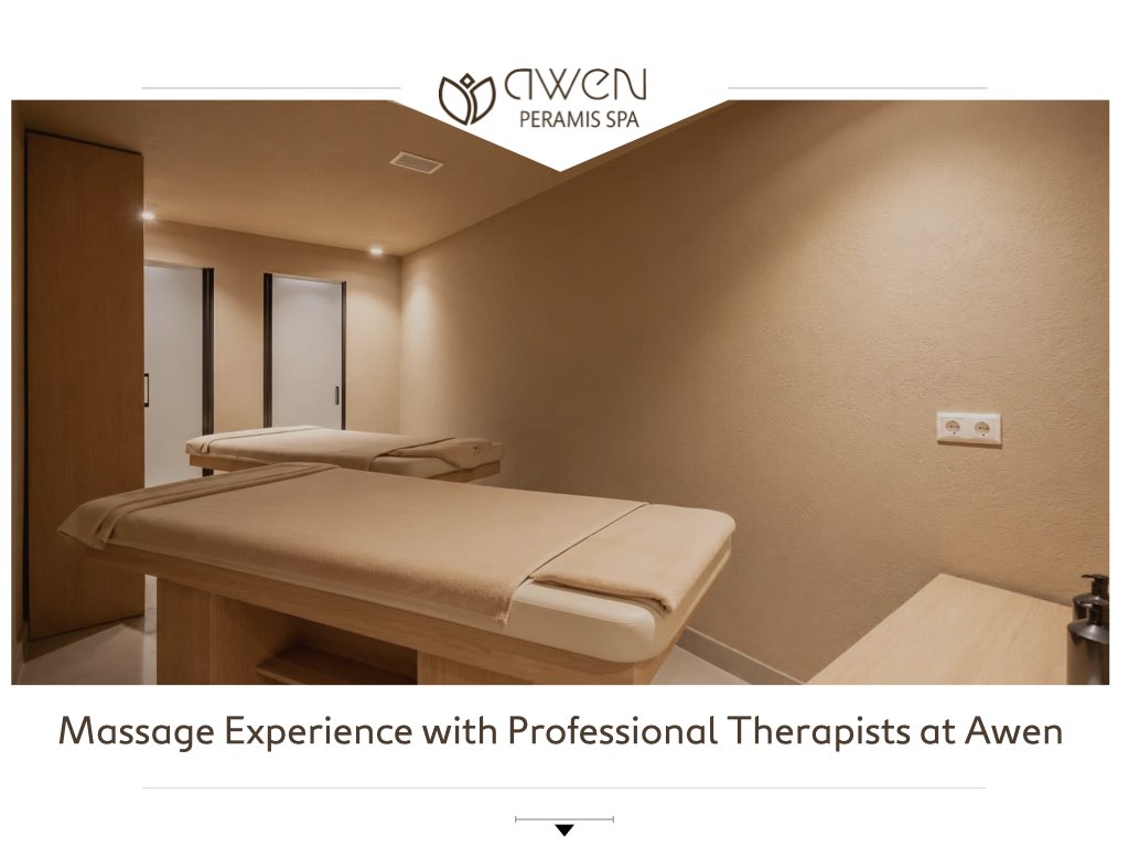 Professional Massage at Awen Peramis Spa